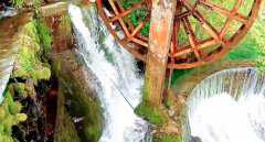 神农架香溪源景区的溪水特色游
